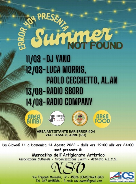 Summer not Found - Il Mercatino