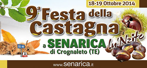 Festa della castagna a Senarica di Crognaleto