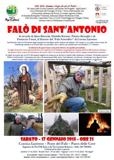 Falò di Sant'Antonio a Milano